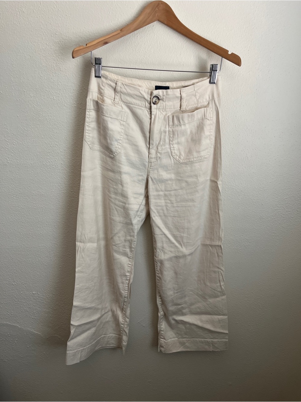 Maeve Colette Wide-Leg Pants in a linen blend - Picture 4 of 9